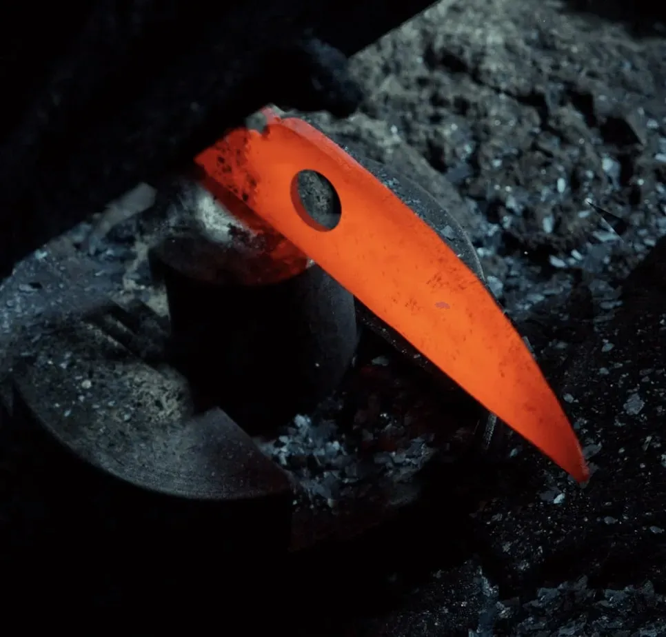 Ice-hardening cryogenic treatment process used on the Matsato Osuren blade